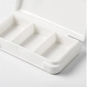 Portable pill storage box