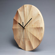 Wooden clock wall clock