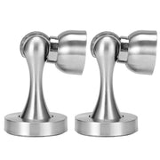 2 Set Stainless Steel Strong Magnetic Door Stop Floor Wall Suction Door Stopper Hardware