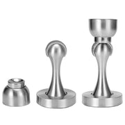 2 Set Stainless Steel Strong Magnetic Door Stop Floor Wall Suction Door Stopper Hardware