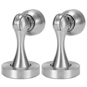 2 Set Stainless Steel Strong Magnetic Door Stop Floor Wall Suction Door Stopper Hardware