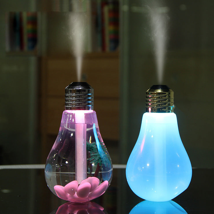 Colorful Light Bulb Humidifier Air Ultrasonic USB Essential Oil Diffuser Atomizer Freshener Mist Maker For Home Office